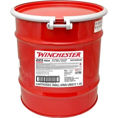 USA White Box 223remington 55gr Full Metal Jacket14,000/Drum