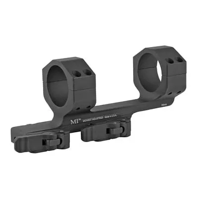 Midwest Industries 35mm QD Ring Mount Fits Picatinny Rail, Black