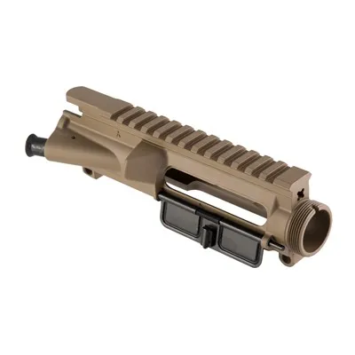 AR-15 Upper Receiver Assembled No Auto Sear Cut - 5.56mm Assembled Upper Rcvr No Auto Sear Cut For AR-15 FDE