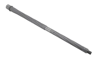 Shaw AR-15 223 Wylde Threaded Barrel Spiral Flute 18in HBAR Profile 1-8 Twist 1/2-28 Thread Matte Stainless