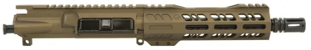 Grid Defense Complete Upper Receiver 9mm 9x19 Para 7.5 inch 4150 Light HBAR Barrel 1-10 Twist 7 inch Octagon M-LOK Rail A2 Flash Hider Burnt Bronze