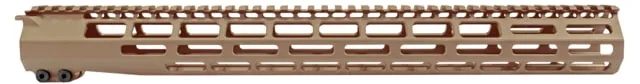 Grey Ghost Precision M-LOK Handguard AR-15 17 inch Aluminum 0.868 lb FDE Cerakote