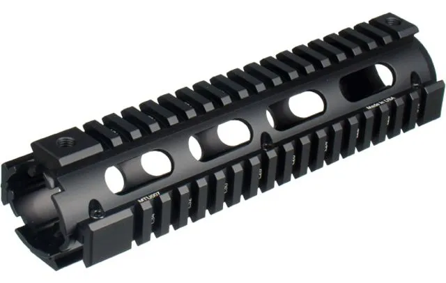 UTG Pro AR-15 Mid Length Drop-in Quad Rail Picatinny 8.7in Handguard Black
