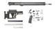 Luth-AR Bull Rifle Kit Minus Lower Receiver w/Fixed Stock .223 27in 18in Bull Rifle 1x9 1/2x28 Picatinny Key MOD A2 Flash Hider Anodized Manganese