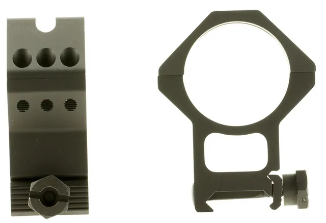Weaver Tactical Precision 34mm XX-High 7075 T6 Aluminum 2-Piece 6-Hole Quick Detach Picatinny Ring, Anodized Black