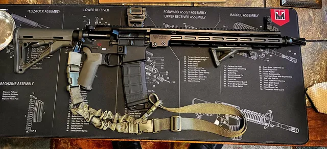 Geissele Super Duty MOD1 16-inch on an LMT MARS-L Lower