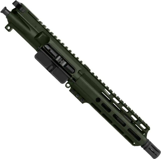 ABC RIFLE COMPANY AR-15 .300 AAC Blackout Pistol M-LOK Handguard Complete Upper Receiver w/BCG And Charging Handle Olive Drab Green