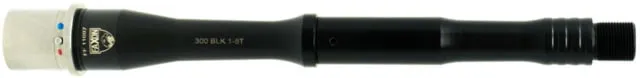 Faxon Firearms Match Series AR-15 .300 AAC Blackout Threaded AR Barrel 9in Gunner Pistol Length 1-5 Twist 5/8x24 Salt Bath Nitride Black
