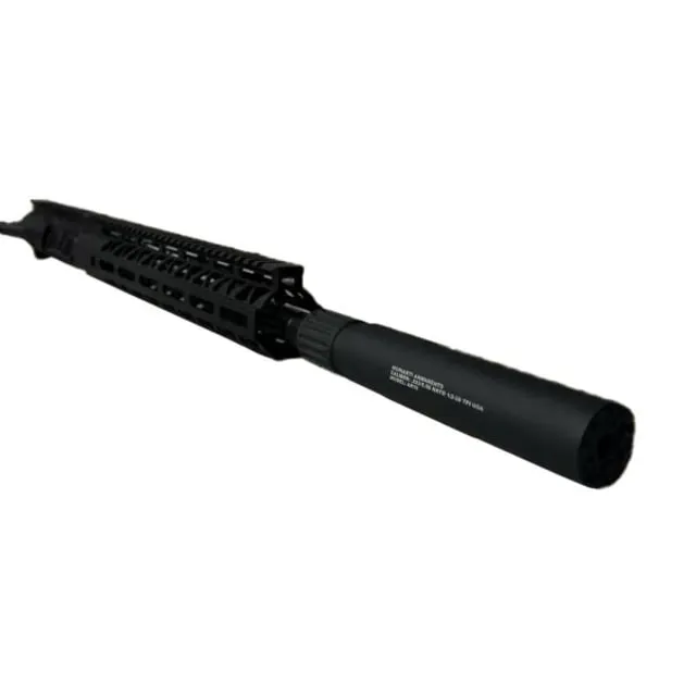 Moriarti AR-15 5.56/.223 13.9in Carbine Upper Assembly w/ Pencil Profile Black 28.15in