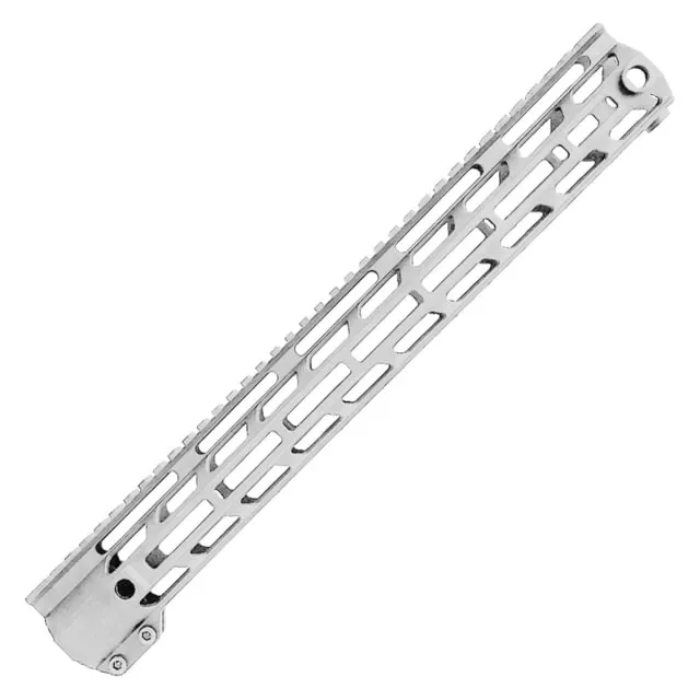 XTS AR-15 M-LOK Rail 15 in Silver