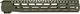Grey Ghost Precision M-LOK Handguard AR-15 12.625 inch Aluminum 0.7 lb Olive Drab Cerakote