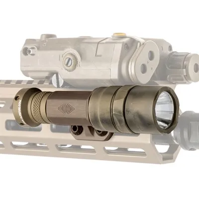 Flashlight Torch 18350 M-LOK Light Body Left Side Tobacco