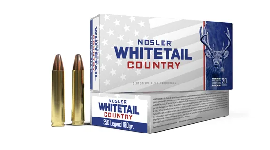 Nosler Whitetail Country 350 Legend 180gr SW Ammo 20rds