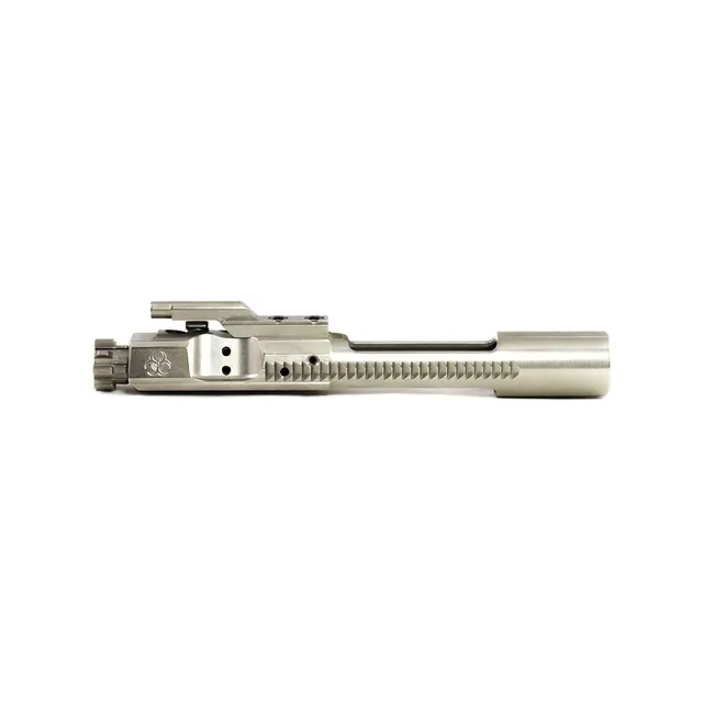 Black Rain Ordnance .223/5.56 Left Hand AR-15 Bolt Carrier Group With Biohazard Engraving, Nickel Boron