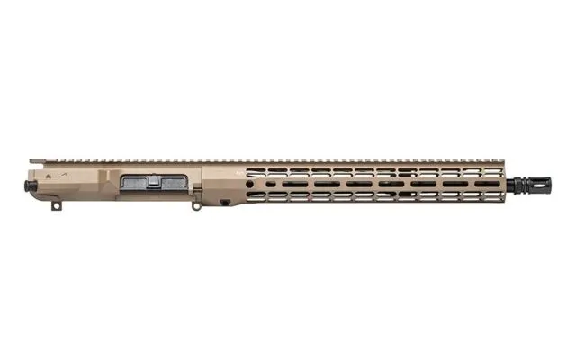 Aero Precision M5 Complete Upper Receiver 16in .308 Mid Barrel w/ATLAS R-ONE 15in M-LOK Handguard Anodized Flat Dark Earth