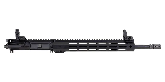 PSA AR-15 16" Mid-Length 5.56 NATO 1:7 Nitride 13" Lightweight Hex M-LOK Upper W/ BCG, CH and MBUS Sight Set