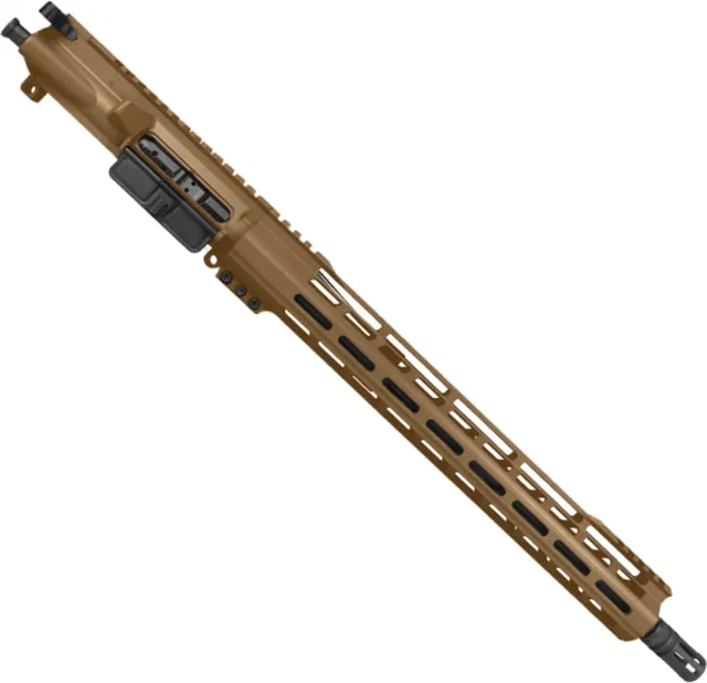 ABC RIFLE COMPANY AR-15 .223 5.56 Complete Build 16in Barrel 15in Lightweight Hybrid M-LOK Handguard Upper Receiver 1-10 Twist 1/2x28 A2 Style Muzzle