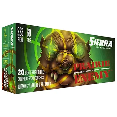 Prairie Enemy 223 Remington 69gr Blitzking 20/Box