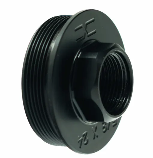 Faxon Stainless Steel Direct Thread to Hub Adapter - 5/8x24