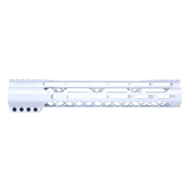 Guntec USA AIR-LOK Series M-LOK Compression Gen 2 Free Floating Handguard w/Monolithic Top Rail 12in Clear
