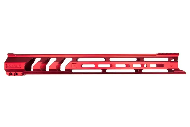 Lead Star Arms LSA-15 - Skeletonized AR-15 Builder's Set with 17" LSA-15 Free Float - Red