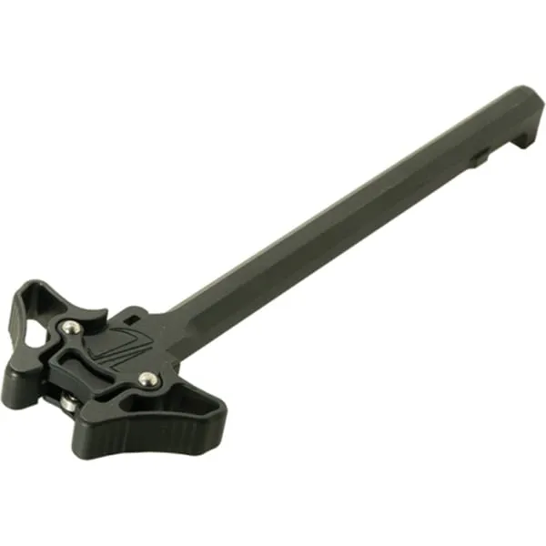 Timber Creek Outdoors Enforcer Mini Small Ambidextrous Charging Handle, Hardcoat Anodized Black, for AR-10 Rifle - EM Ambi CH AR10 BL
