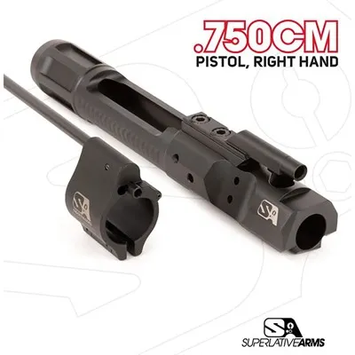 Block DI Builders Kit With Clamp On .750" Gas Black Pistol RH