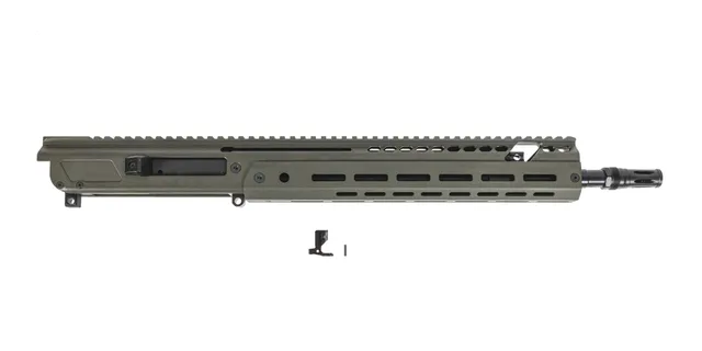 PSA JAKL 14.5" Rifle length Upper Assembly 5.56 NATO 1:7 Nitride w/Knurled CH, BCG Rugged Flash Hider, ODG