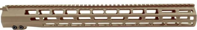 Grey Ghost Precision AR-10 M-LOK Handguard 18 in FDE Cerakote