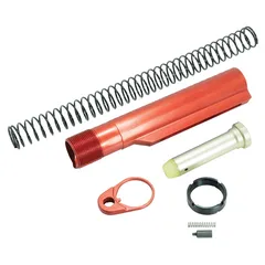 Timber Creek Outdoors Buffer Tube Kit for AR-15, Red