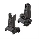 AR-15 Flip-Up MBUS Pro Backup Sight Set Black