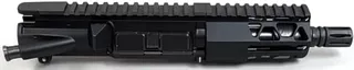 Moriarti AR-15 7.62x39mm 5 inch Upper Receiver Government Micro Length 1-10 Twist 5/8x24 A2 Flash Hider Nitride