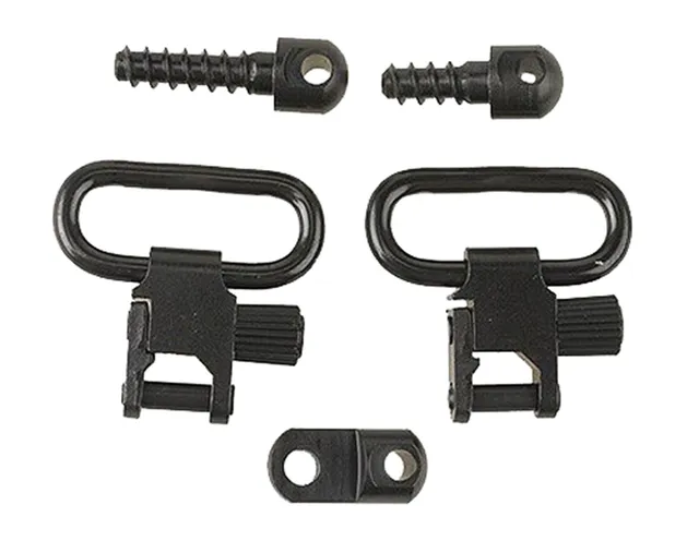 Uncle Mike's 1" Quick Detach Sling Swivel for Ruger, Black
