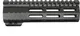 JE Machine Tech AR-15 Ultralightweight Minimalist Full Top Rail 7 in No Anti Rotation Tabs Black