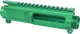 Guntec USA AR-15 5.56x45mm NATO Slabside Stripped Billet Upper Receiver Anodized Irish Green