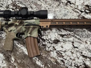 Hand-Painted Seekins SP223 18-inch Rifle