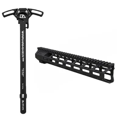 Mod2 Ambidextrous AR-15 Warhammer Charging Handle & 13.7" Rg2-S M-LOK Hndgrd