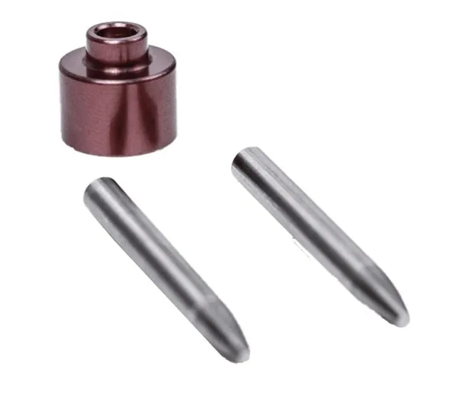 KNS Precision AR15 Hammer/Trigger Pin Assembly Guides Red/Stainless Steel