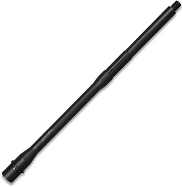 Lead & Steel AR-15 5.56mm Threaded AR Barrel 16in Government Mid Length 1-7 Twist 1/2x28 Nitride Black