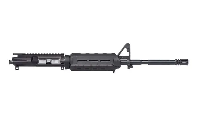 Aero Precision AR-15 Complete Upper Receiver 5.56 Carbine Length 16 inch Barrel w/Pinned FSB Magpul MOE Handguard A2 Flash Hider Anodized Black