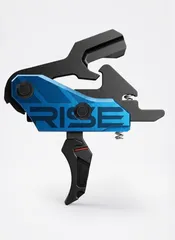 RISE Armament Blitz Defense G2 Slide-and-Snap AR Trigger Curved Interchangeable Blade Face Black/Black
