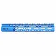 Guntec USA Air Lite M-LOK Free Floating Handguard w/Monolithic Top Rail 12in Blue