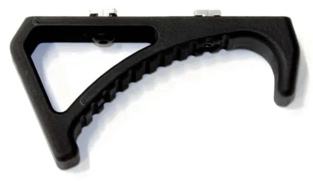 A3 Industries Large M-LOK Angled Foregrip w/ Integrated Handstop MJF Polymer Black