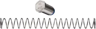 Maxim Defense Industries CQB Buffer & Spring - H1 - 4 oz. Silver/Blue
