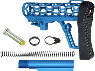 Presma Skeletonized Mil-Spec Stock Assembly Blue