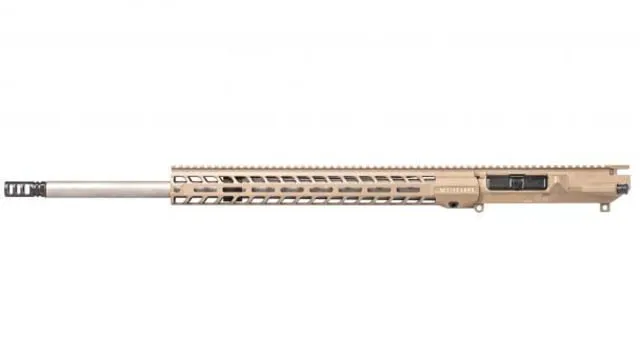 Stag Arms AR-10 Long Range Left Hand Upper Receiver 6.5 Creedmore 24in Barrel HBAR-CMV Profile 1-10 Twist 5/8X24 Thread VG6 Gamma FDE