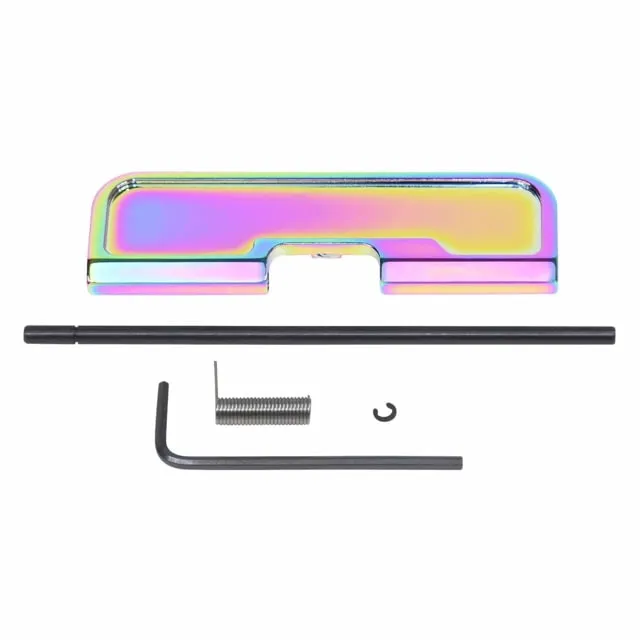 Guntec USA AR-15 Ejection Port Dust Cover Assembly Gen 3 Rainbow PVD