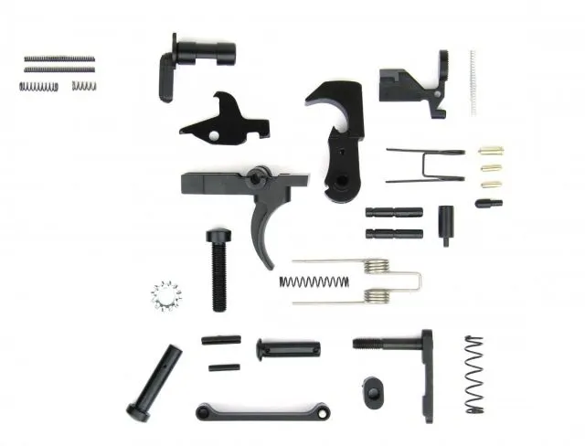 Tacfire AR15 Lower Parts Kit/No Grip Included Black