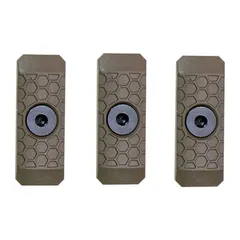 M-LOK Slate Grip Mini Panels 1-Slot FDE 3-Pack