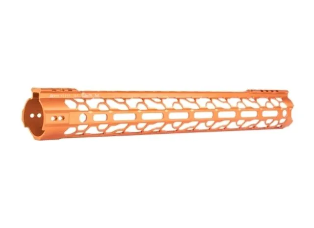 ODIN Works AR-15 15.5in O2 Lite Free Float Forend M-LOK Orange